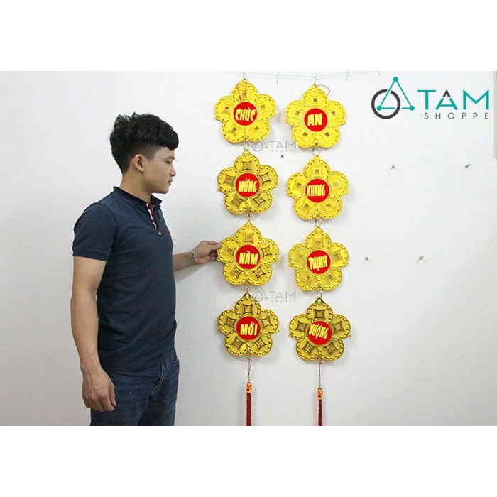 Dây treo Tết Bông mai cỡ lớn số 45 (150cm)