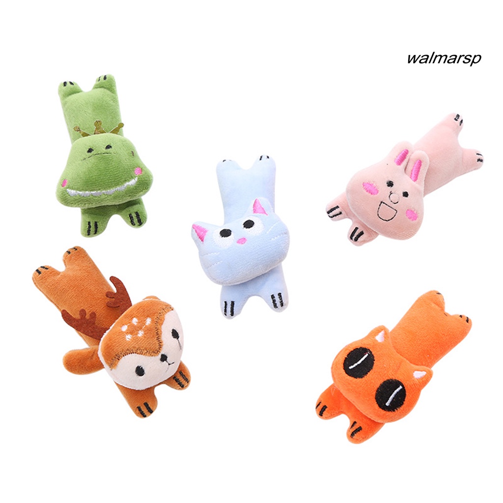 Đồ chơi thú nhồi bông hoạt hình chống cắn dễ thương cho mèo cưng