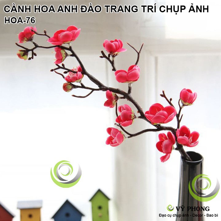 HOA ANH ĐÀO TRANG TRÍ ĐÁM CƯỚI ĐẠO CỤ CHỤP ẢNH SẢN PHẨM INS HOA-76