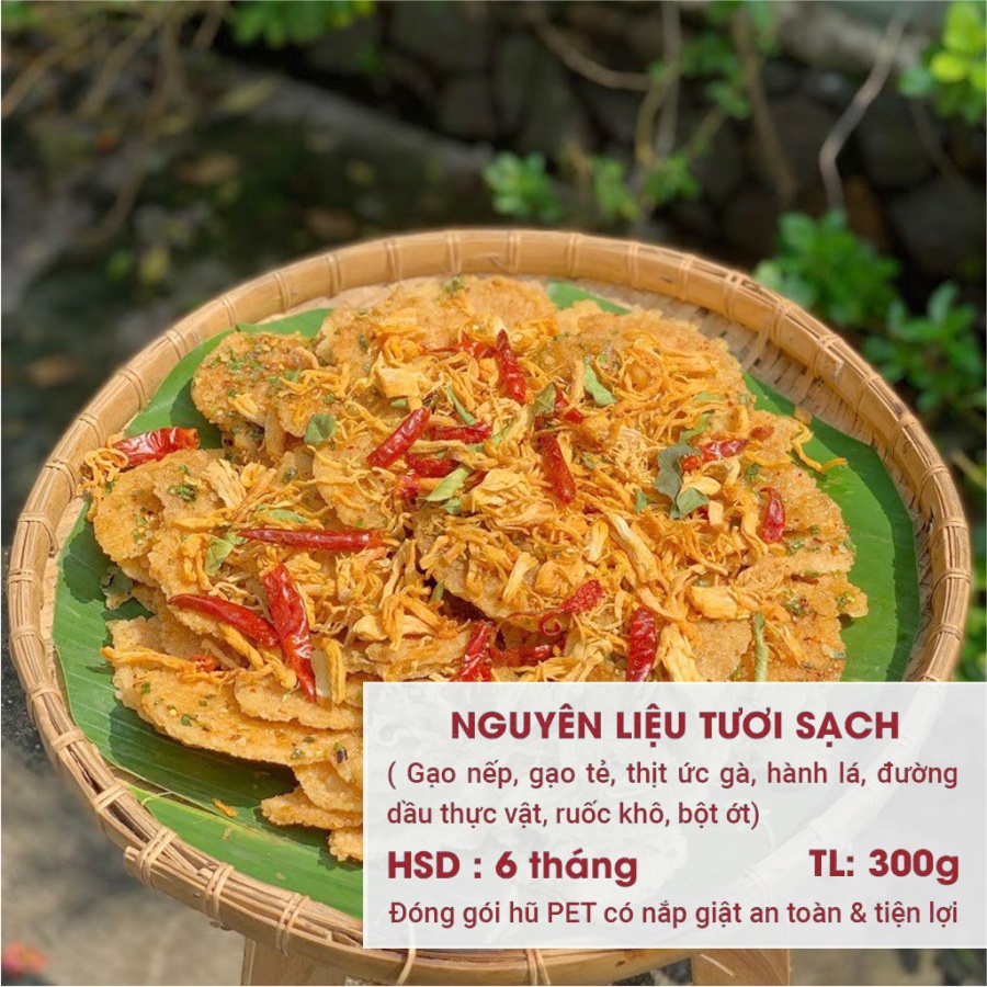 Cơm cháy lắc khô gà 300G KIKIFOOD vừa ngon vừa rẻ, đồ ăn vặt Việt Nam an toàn vệ sinh thực phẩm | BigBuy360 - bigbuy360.vn