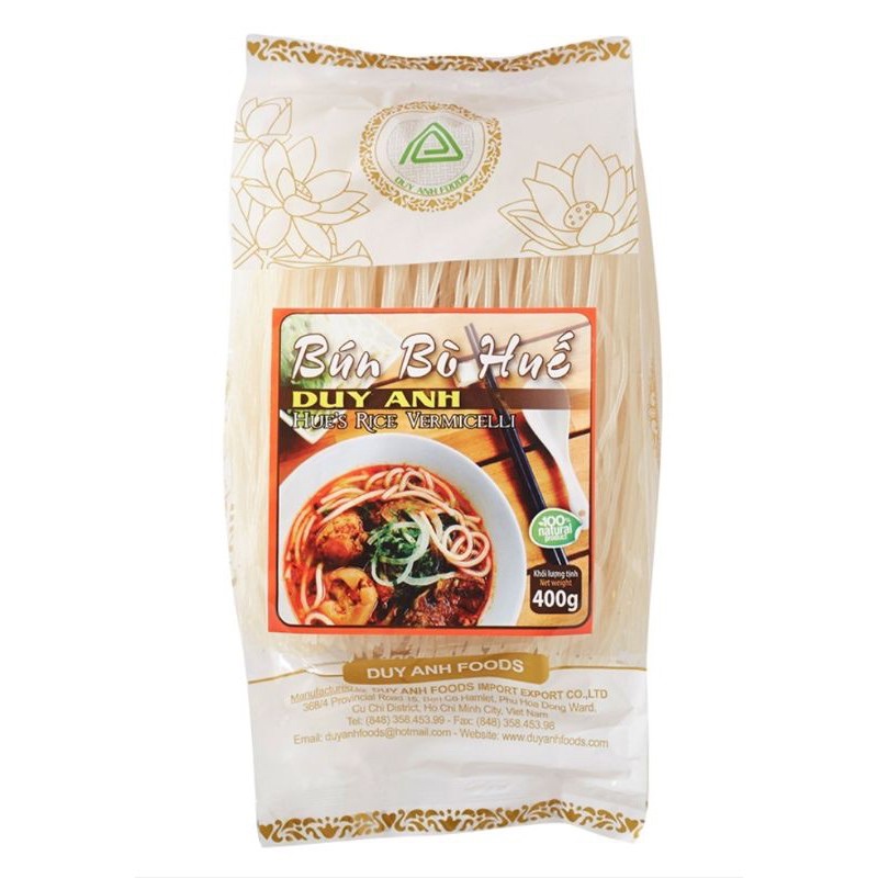 Bún tươi sợi to đặc biệt - Bún tươi sợi to dạng khô - Bún bò Huế Duy Anh food