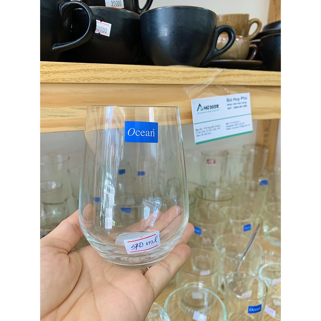 SALE Chính hãng OCean Bộ 6 Cốc Ly Thủy Tinh Thái lan Sinh tố đá xay nước ép OCean Lexington Hi Ball – 370ml - C18513