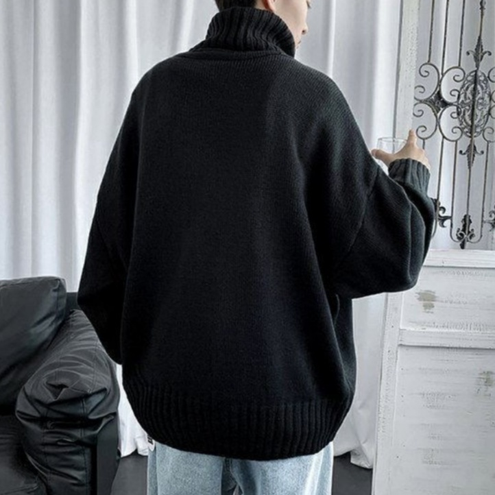 Áo sweater Cổ Lọ Thời Trang Đơn Giản Cá Tính Kiểu Hàn Quốc