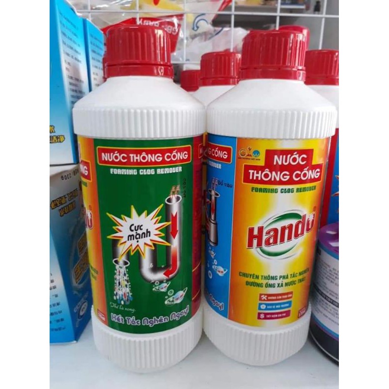 Nước thông cống hando siêu mạnh 570ml