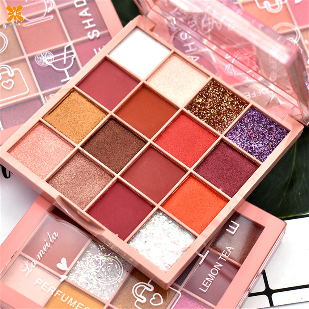 Bảng Phấn Mắt 16 Màu Sắc Hiệu Ứng Lì / Ánh Nhũ Thời Trang Dành Cho Nữ | BigBuy360 - bigbuy360.vn