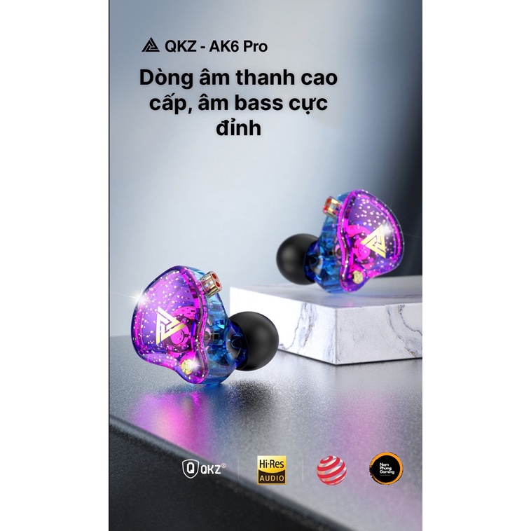 Tai Nghe Gaming QKZ AK6 PRO TỐI ƯU TIẾNG CHÂN TIẾNG SÚNG GAME PUBG. FREE FIRE CHO CÁC GAME THỦ. Bản Cao Cấp Nhất Của QKZ