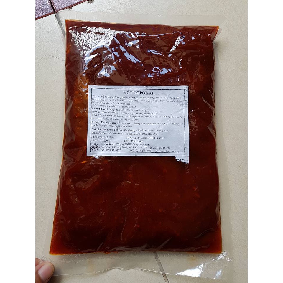 Combo 500g Bánh gạo Hàn quốc tươi nguyên thanh + 100g sốt nấu tokbokki Hàn quốc