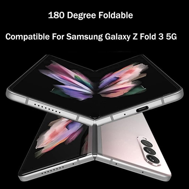 Set 2 Miếng Dán Màn Hình Bằng TPU Mềm Chống Nhìn Trộm Cho Samsung Galaxy Z Fold 3 Samsung Galaxy Z Fold 3