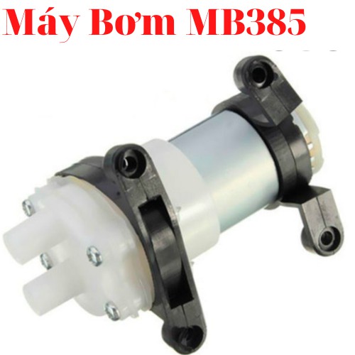 Máy bơm mini 12V MB385, máy bơm nước mini, máy sục khí bể cá