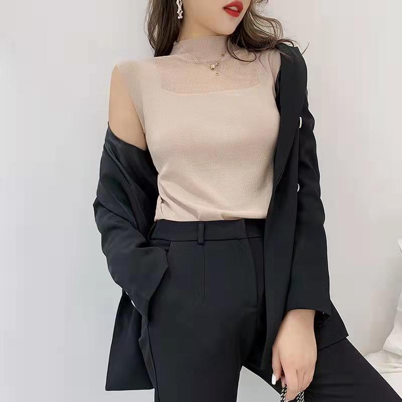 Áo Dệt Kim Hai Dây Dáng Rộng Dễ Phối Đồ Thời Trang Cho Nữ VN259