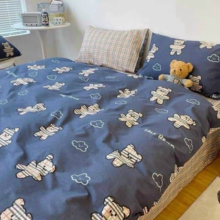 Bộ 4 Món Vỏ Chăn Ga Gối Coton poly cao cấp ( không kèm ruột )