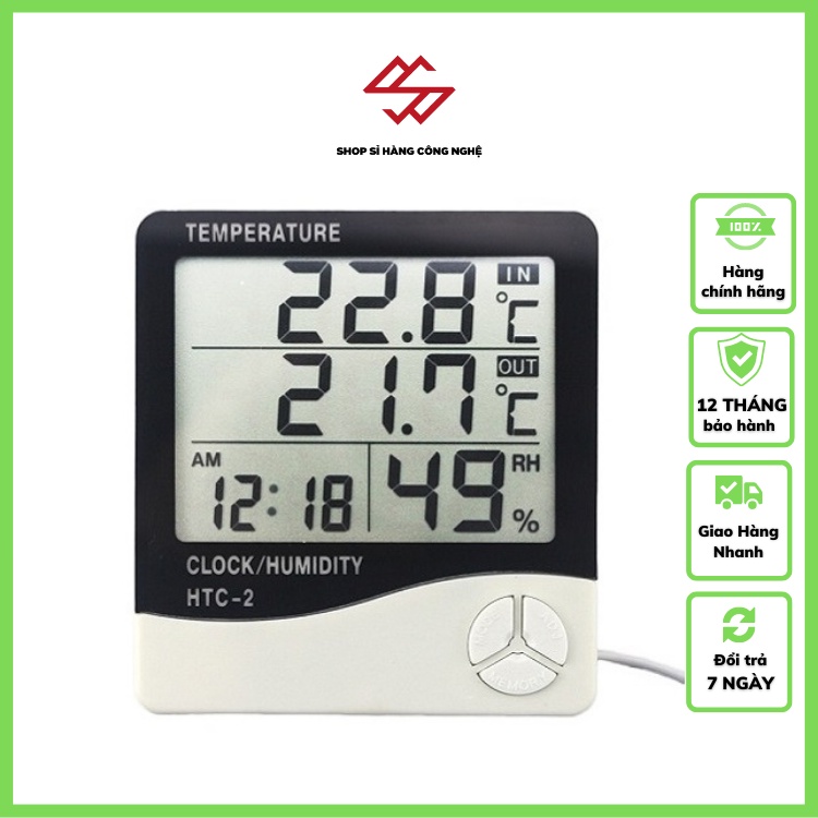 Máy đo nhiệt độ độ ẩm trong phòng Model HTC-2