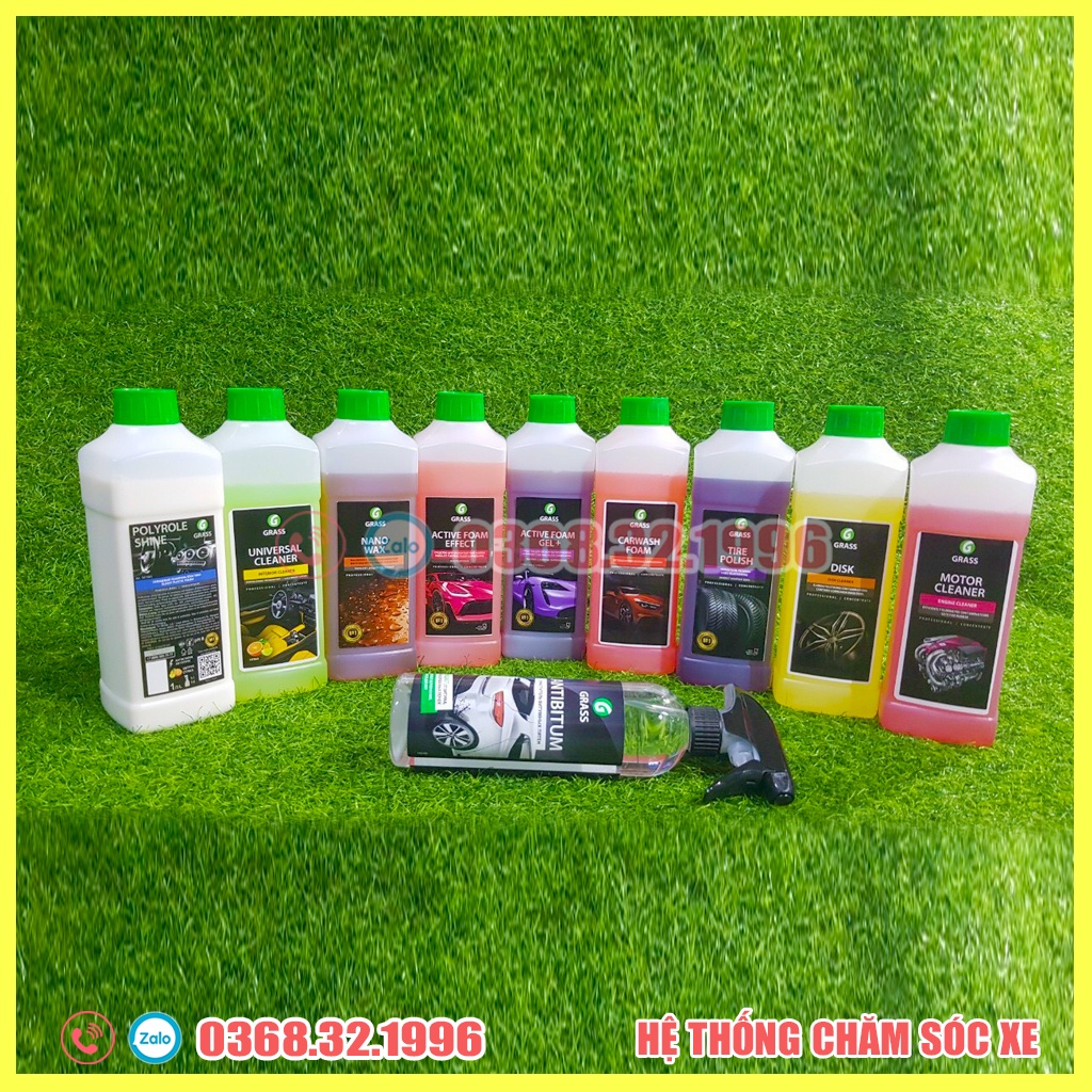 Dung Dịch Rửa Xe, Nước Rửa Xe Bọt Tuyết Cao Cấp Carwash Foam - Grass 1L