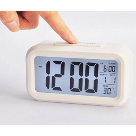 Đồng hồ báo thức điện tử để bàn màn hình LCD đa chức năng - Siêu hot