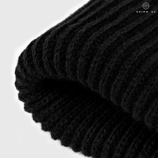 Grimm DC Nón len Low-top beanie // Black