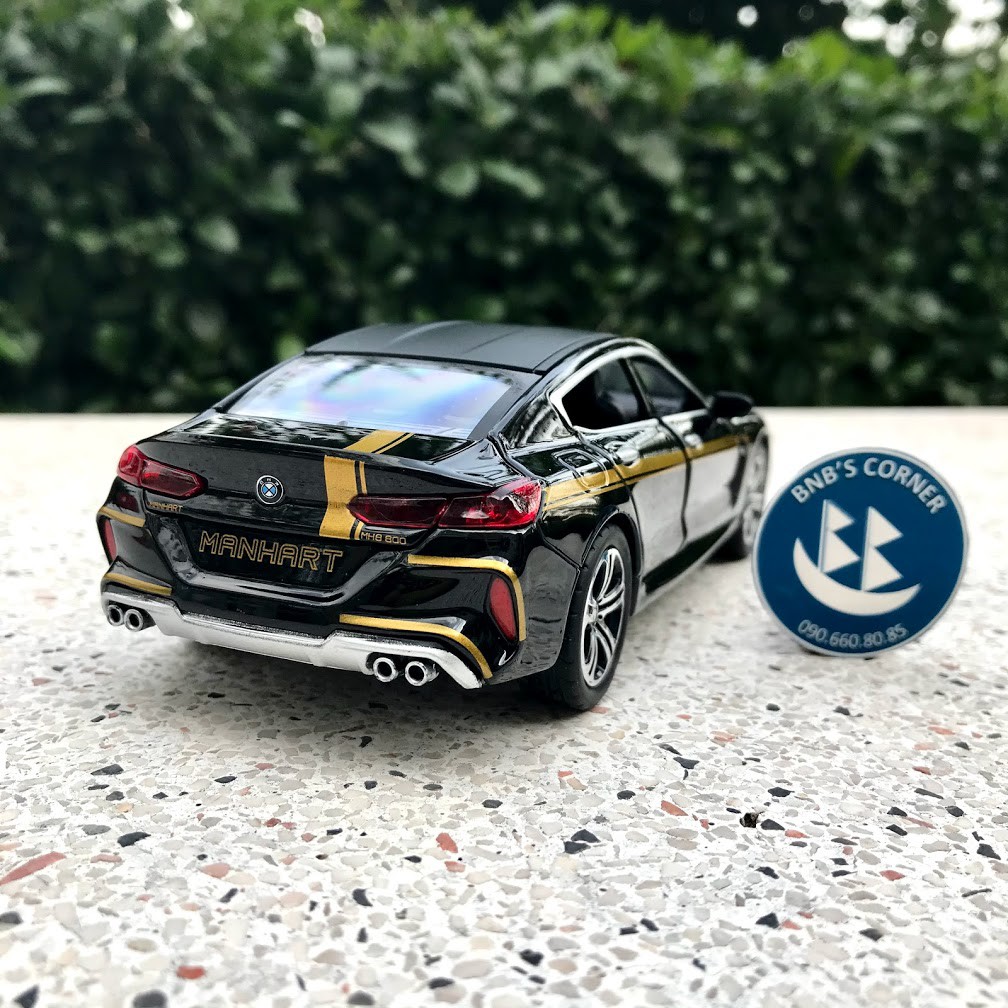 Mô hình xe BMW M8 phiên bản độ Manhart tỷ lệ 1:32