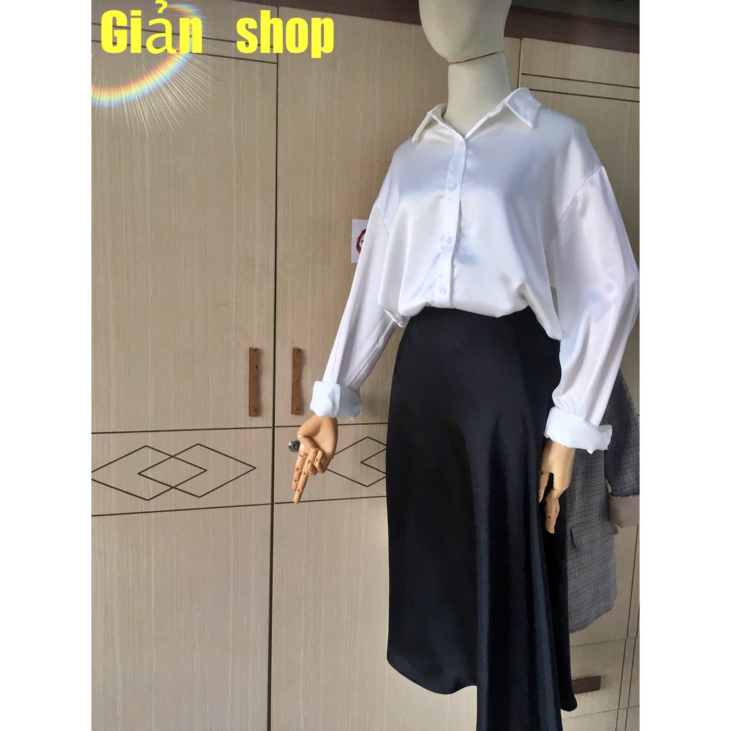 [Mẫu mới] ÁO SƠ MI LỤA FORM RỘNG CÀI NÚT | BigBuy360 - bigbuy360.vn