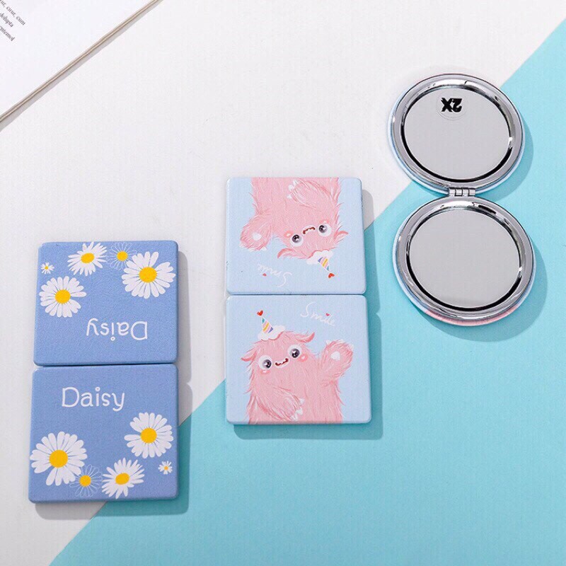 ♥️FREESHIP♥️ Gương mini 2 mặt bỏ túi siêu xinh .