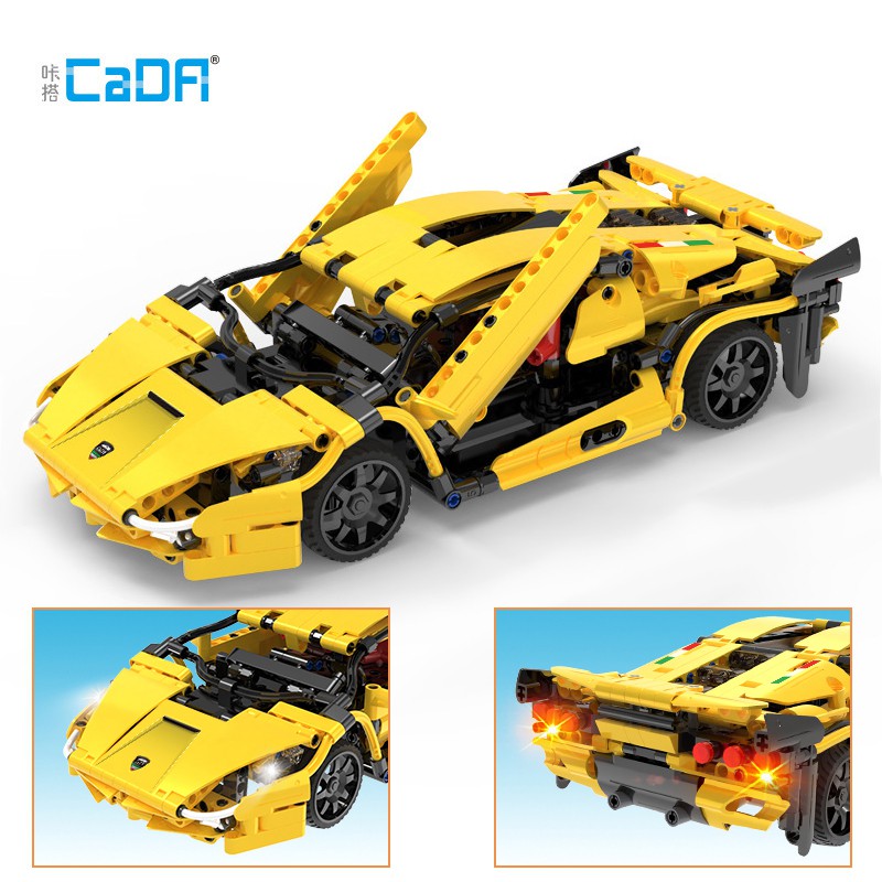 Đồ Chơi Lắp Ráp Kiểu LEGO Siêu Xe Điều Khiển Từ Xa LAMBORGHINI CaDA Model C51055 Với 456 Mảnh Ghép - 2 Chế Độ Điều Khiển