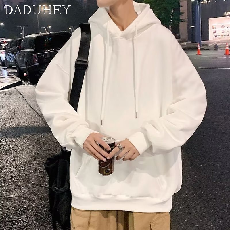 Áo len hoạ tiết in có mũ trùm đầu dáng rộng thời trang mùa xuân kiểu Mỹ 2022 dành cho nam