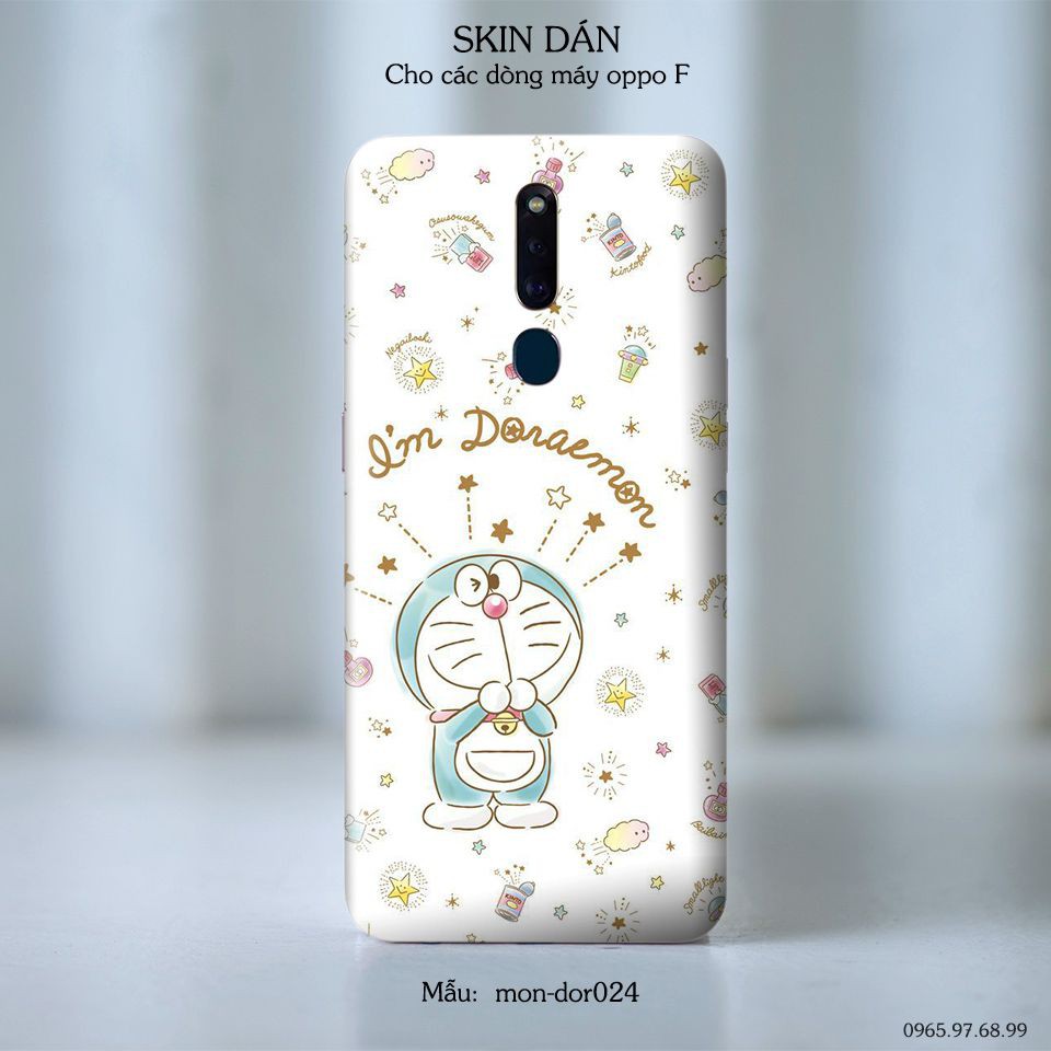 Skin dán cho các dòng điện thoại Oppo Neo 5 - Neo 7 - Neo 7s  in hình doraemon đáng yêu