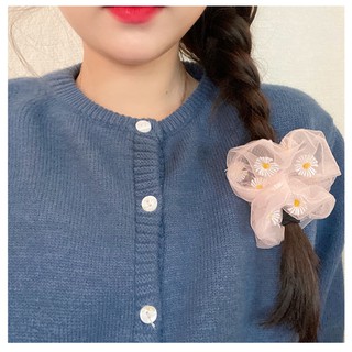 Dây Buộc Tóc Hoa Cúc Scrunchies