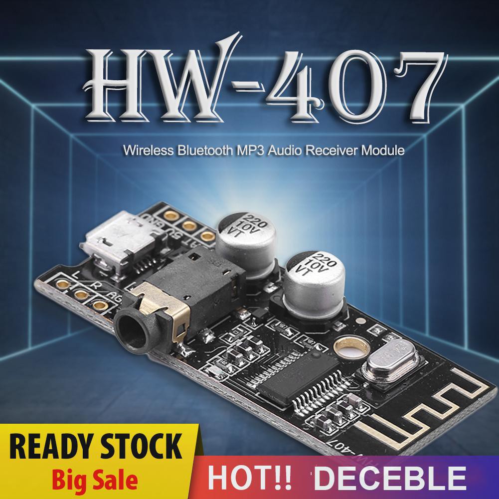 Deceble Wireless Bluetooth MP3 Audio Receiver Module Lossless Decoder HiFi Board