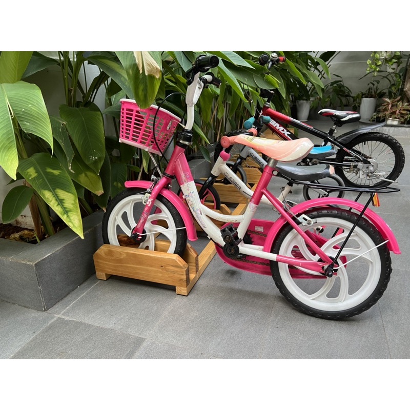 Giá đỡ xe thăng bằng, chân chống xe bằng gỗ tự nhiên Sono Montessori