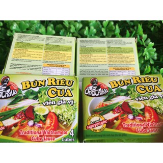 hộp gia vị bún riêu cua ông chà và[hộp 75g/4viên]