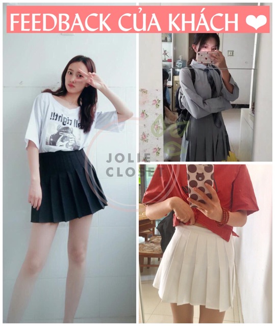 Chân váy xếp ly Tennis Skirt Chữ A Dáng Ngắn Thiết kế xếp ly đẹp rực rỡ | WebRaoVat - webraovat.net.vn