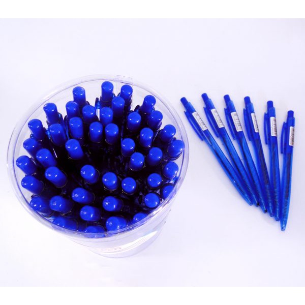( 1 Hộp 50 Cây ) BP1017 Ngòi 0.7mm Stacom ( Mực Xanh ) Camshop