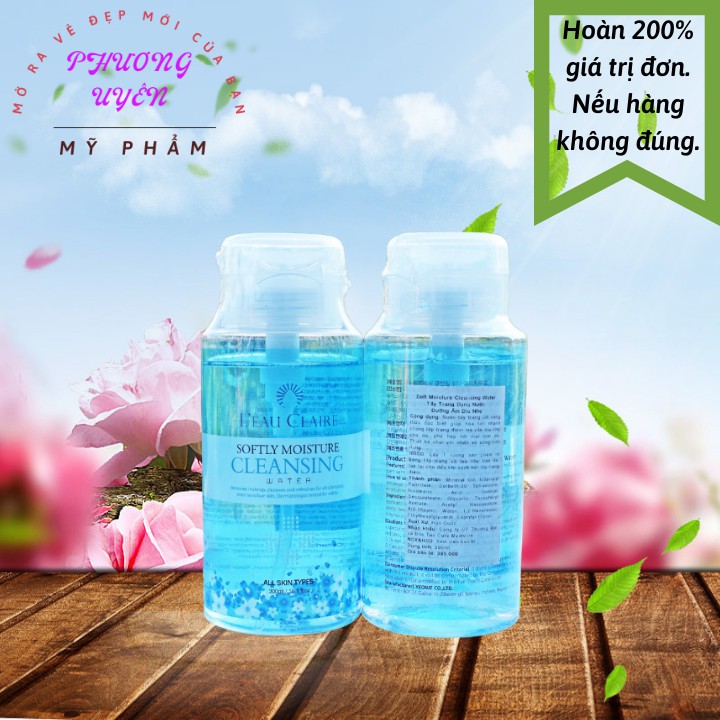 Nước Tẩy Trang 300ml 💯CHÍNH HÃNG HÀN QUỐC💯 Hòa Tan Nhanh Chóng Lớp Trang Điểm Mà Vẫn Dịu Nhẹ, Phù Hợp Với Mọi Loại Da