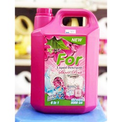 Nước giặt xả HC SPJ 5L 6 in 1 Thái Lan với 6 mùi hương và tính năng đặc biệt thoải mái lựa chọn