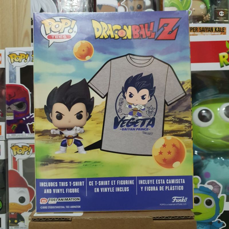 Đồ chơi mô hình funko pop 614 Vegeta Metallic và T-shirt - Dragon Ball