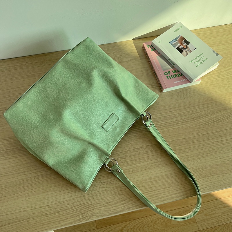 Túi Đeo Vai Cỡ Lớn Màu Sắc Đơn Giản Thời Trang Cho Nữ