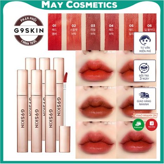Son kem G9 SKIN First V-fit Velvet Tint kết cấu son vô cùng hoàn hảo. Chất son khi lên môi rất mịn, mượt
