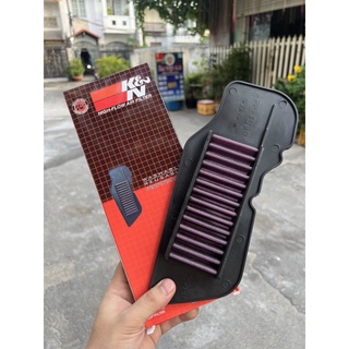 Lọc gió thép k&n xe janus 125, mio 125, mio m3