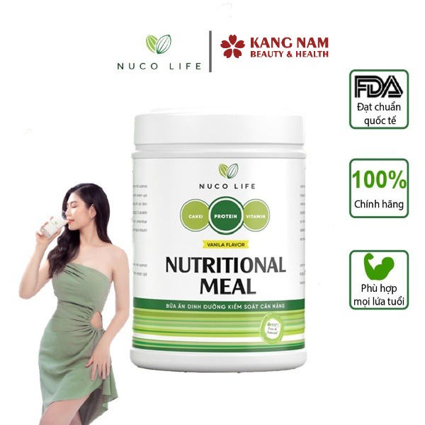 Bữa ăn dinh dưỡng hỗ trợ kiểm soát cân nặng Nuco Life Nutritional Meal 400g