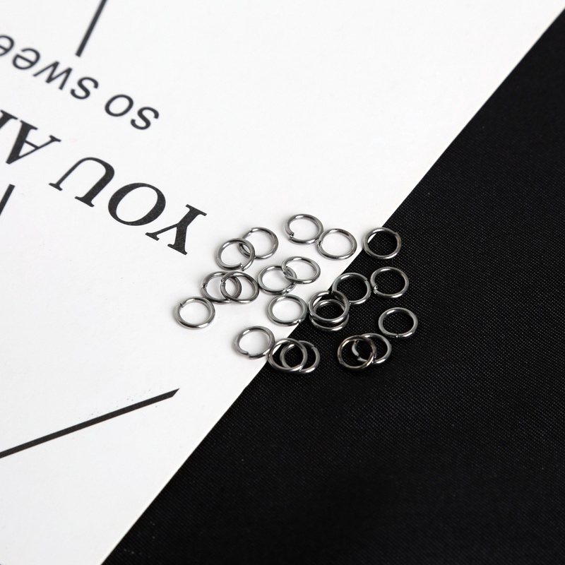 Set 200 / 500 Vòng Kim Loại 3-7mm Làm Đồ Trang Sức Thủ Công