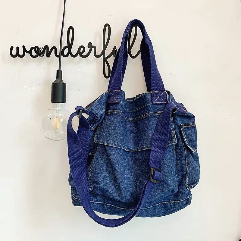 TÚI THỜI TRANG CHẤT LIỆU JEANS CÁ TÍNH
