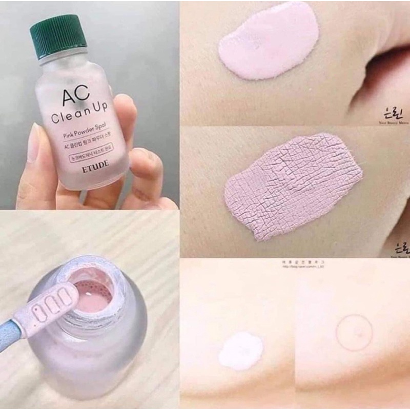 Chấm Mụn Etude House AC Clean Up Pink Powder Spot 15ml