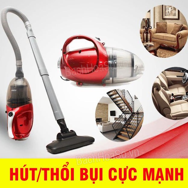 [Mã ELMS4 giảm 7% đơn 500K] MÁY HÚT VÀ THỔI BỤI VACUUM CLEANNER 2 CHIỀU CÔNG SUẤT 2000W