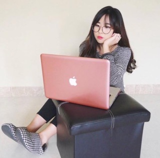 Combo Case Ốp Macbook Rose Gold Và Lót Phím