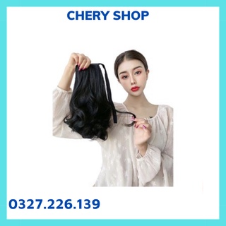 Tóc giả nữ cột 💄freeship💄tóc giả cột ngắn 25cm c25