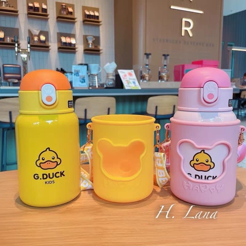 BÌNH NƯỚC VỊT SIÊU CUTE CÓ DÂY ĐEO