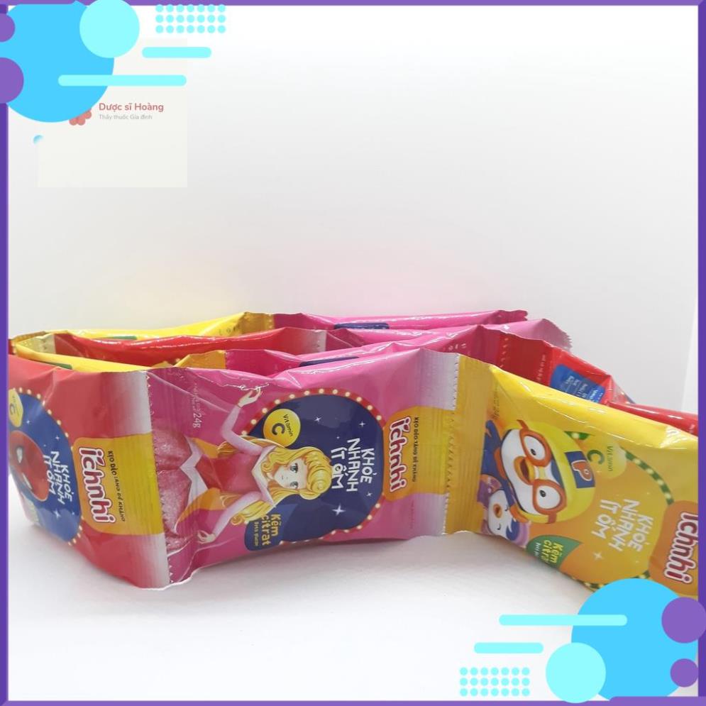 Kẹo dẻo Ích Nhi Canxi - D/ Calci, Canci, tăng sức đề kháng- 1 gói