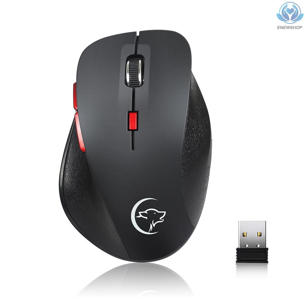 【enew】YWYT Wireless Mouse 2.4GHz Gaming Mouse Ergonomic Design Gaming Mouse Optical Mouse 2400DPI