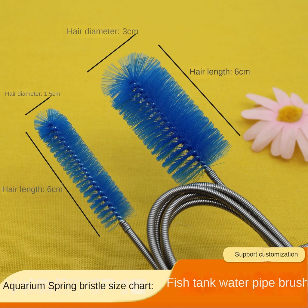 Cọ Sợi nylon Hai Đầu Dùng Để Vệ Sinh Đường Ống Nước Bể Cá Tiện Dụng