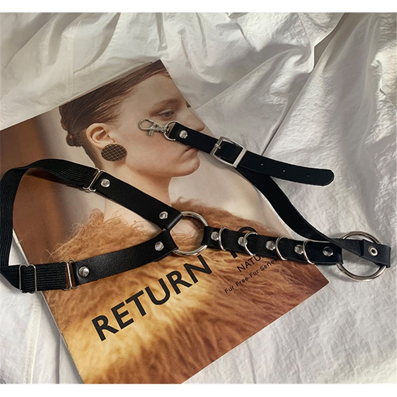 Thắt lưng phối dây xích đeo đùi 22581