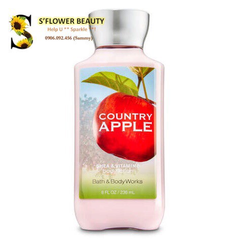 Sản Phẩm Tắm Dưỡng Xịt Thơm Toàn Thân Lưu Hương Mịn Da Bath & Body Works - Country Apple